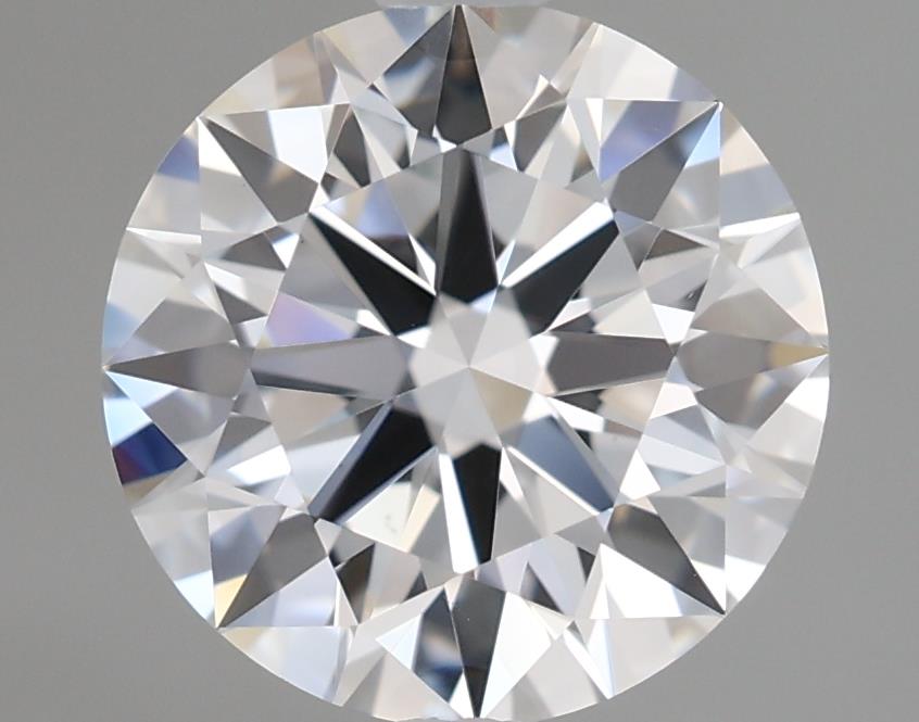 1.6 Carat Round Lab Diamond with  Cut Diamond in 14KT  view 1

