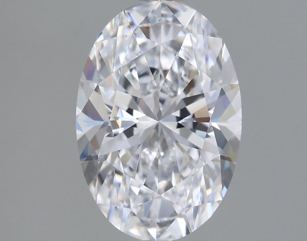 1.97 Carat Oval Lab Diamond with  Cut Diamond in 14KT  view 1
