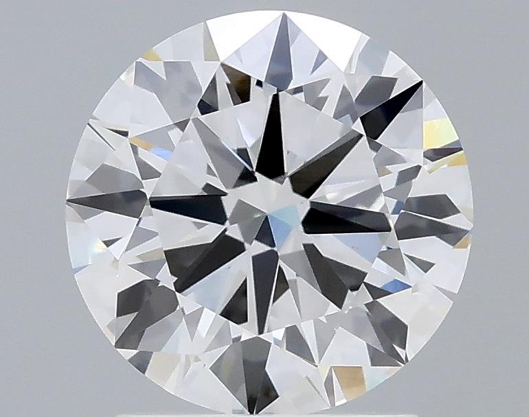 2.0 Carat Round Lab Diamond with  Cut Diamond in 14KT  view 1
