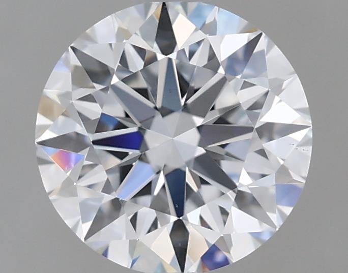 1.27 Carat Round Lab Diamond with  Cut Diamond in 14KT  view 1
