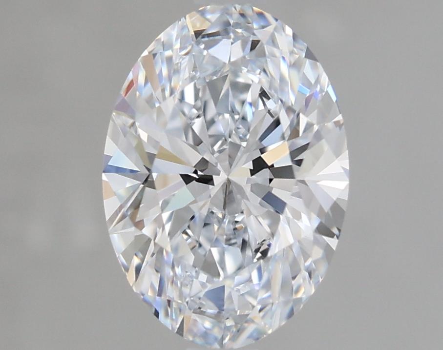 1.95 Carat Oval Lab Diamond with  Cut Diamond in 14KT  view 1
