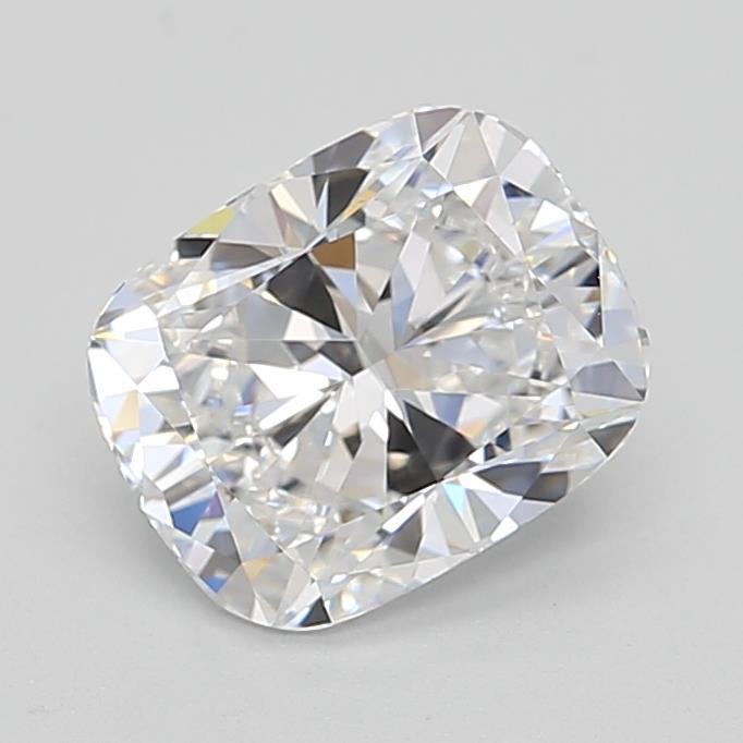 1.52 Carat Cushion Lab Diamond with  Cut Diamond in 14KT  view 1
