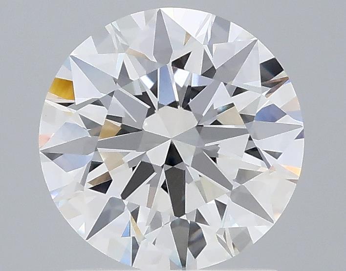 1.52 Carat Round Lab Diamond with  Cut Diamond in 14KT  view 1
