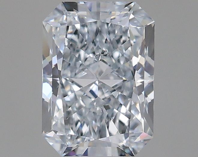 1.02 Carat Radiant Lab Diamond with  Cut Diamond in 14KT  view 1
