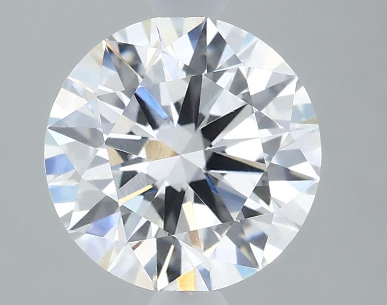 1.47 Carat Round Lab Diamond with  Cut Diamond in 14KT  view 1
