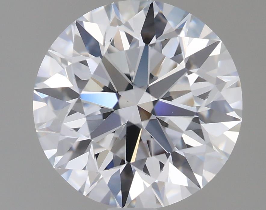 1.74 Carat Round Lab Diamond with  Cut Diamond in 14KT  view 1
