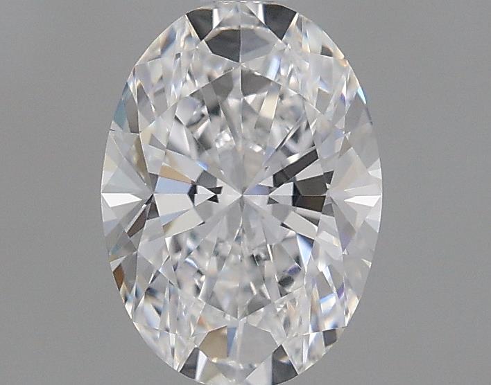 1.11 Carat Oval Lab Diamond with  Cut Diamond in 14KT  view 1

