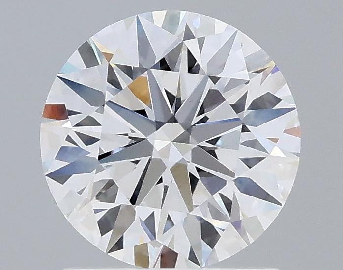 1.45 Carat Round Lab Diamond with  Cut Diamond in 14KT  view 1
