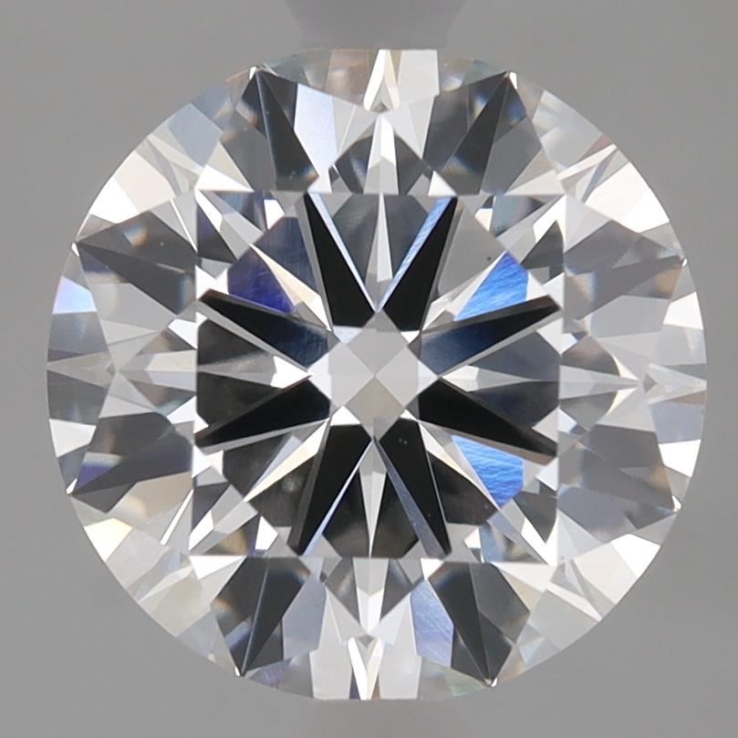 3.0 Carat Round Lab Diamond with  Cut Diamond in 14KT  view 1
