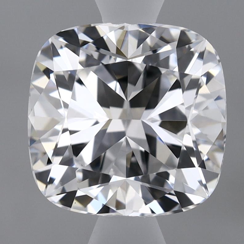1.5 Carat Cushion Lab Diamond with  Cut Diamond in 14KT  view 1
