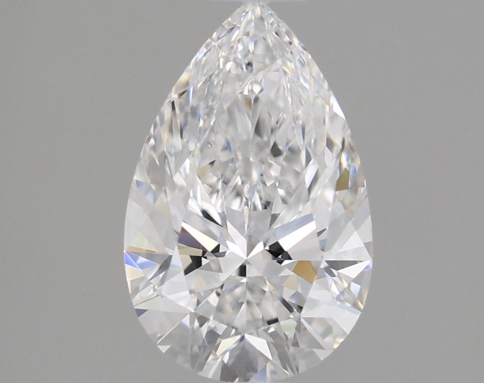 1.5 Carat Pear Lab Diamond with  Cut Diamond in 14KT  view 1
