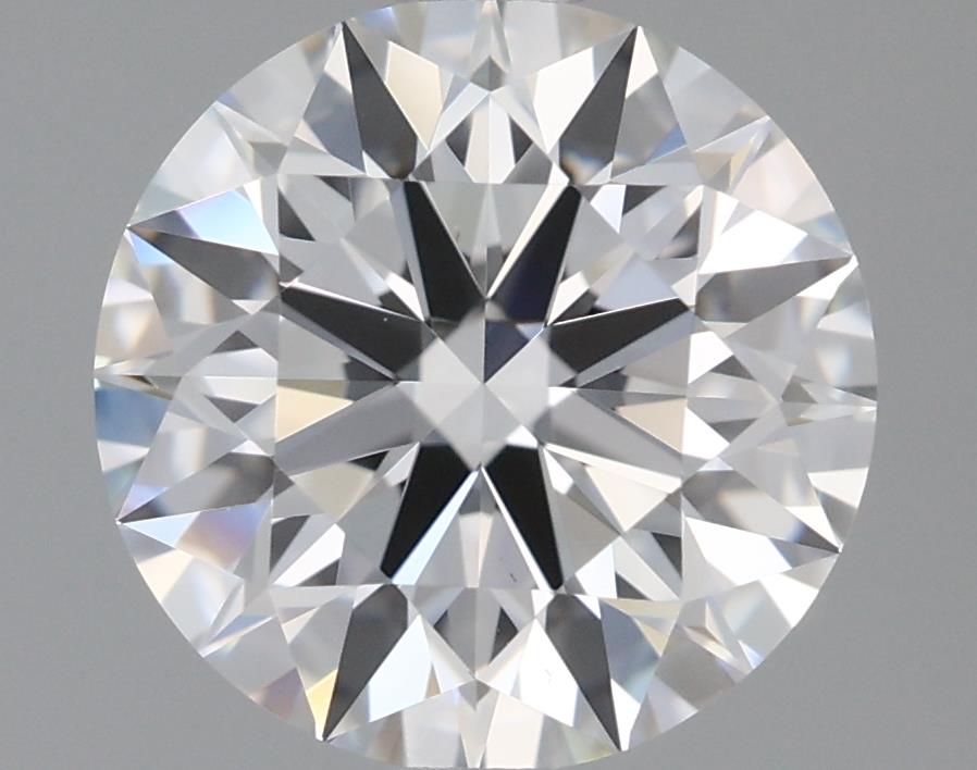 2.03 Carat Round Lab Diamond with  Cut Diamond in 14KT  view 1
