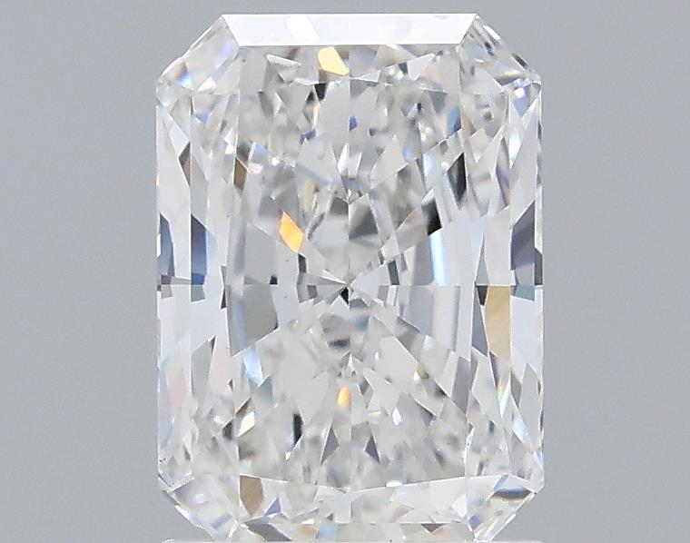 1.59 Carat Radiant Lab Diamond with  Cut Diamond in 14KT  view 1
