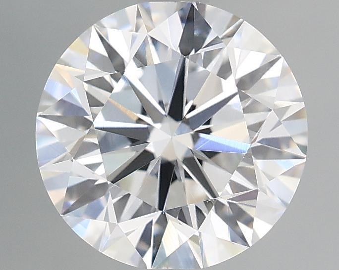 1.79 Carat Round Lab Diamond with  Cut Diamond in 14KT  view 1
