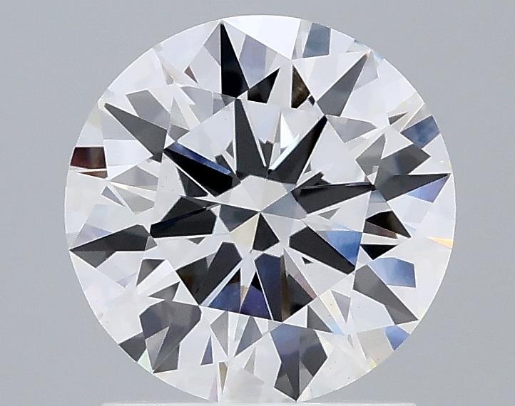 1.5 Carat Round Lab Diamond with  Cut Diamond in 14KT  view 1
