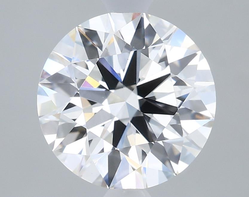 1.9 Carat Round Lab Diamond with  Cut Diamond in 14KT  view 1
