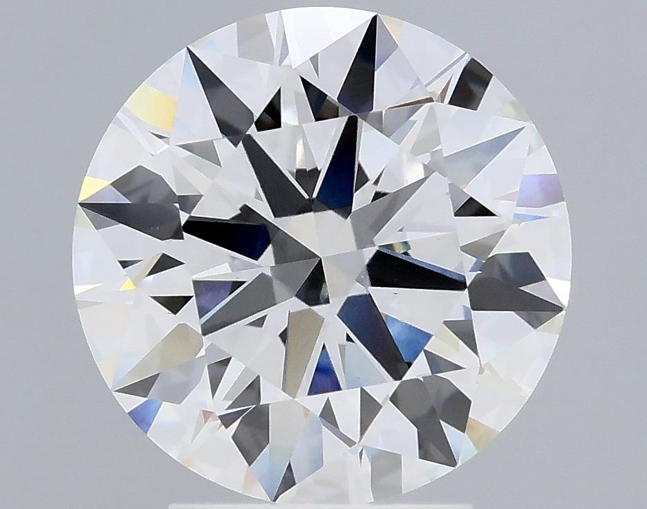 3.51 Carat Round Lab Diamond with  Cut Diamond in 14KT  view 1
