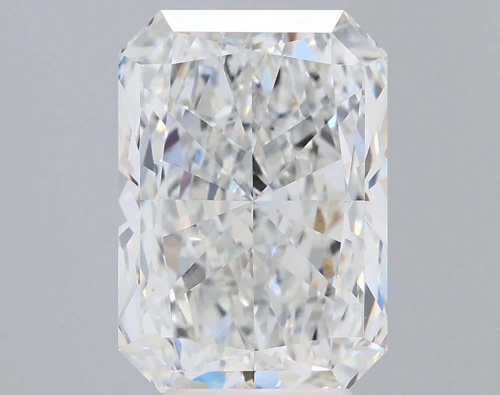 5.23 Carat Radiant Lab Diamond with  Cut Diamond in 14KT  view 1
