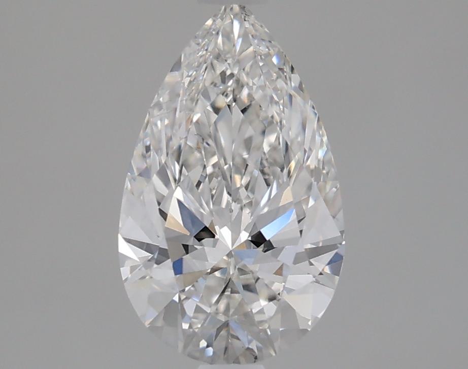 1.66 Carat Pear Lab Diamond with  Cut Diamond in 14KT  view 1
