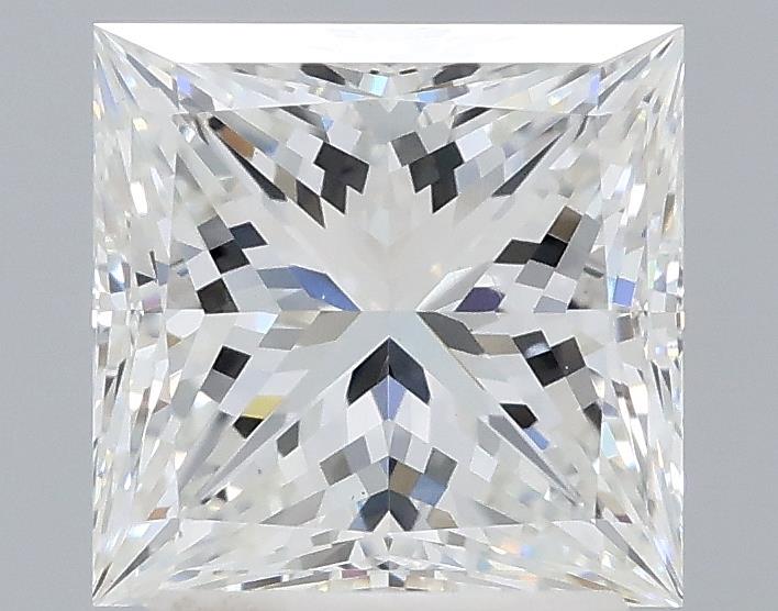 2.31 Carat Princess Lab Diamond with  Cut Diamond in 14KT  view 1
