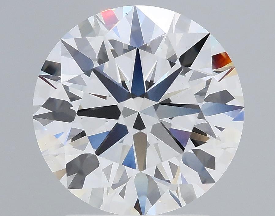 2.53 Carat Round Lab Diamond with  Cut Diamond in 14KT  view 1
