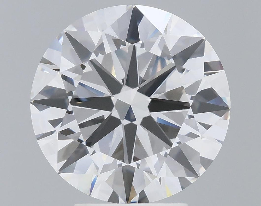 4.41 Carat Round Lab Diamond with  Cut Diamond in 14KT  view 1
