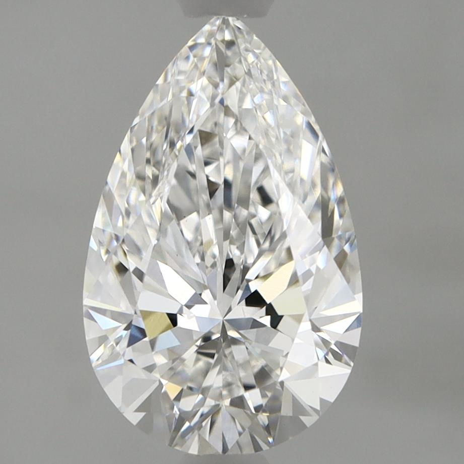 2.12 Carat Pear Lab Diamond with  Cut Diamond in 14KT  view 1
