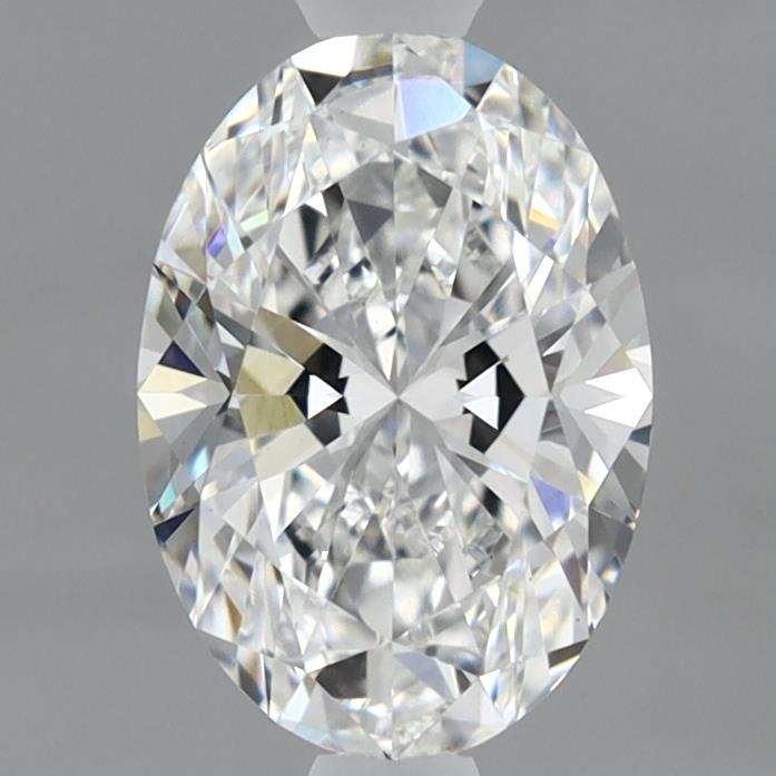 1.39 Carat Oval Lab Diamond with  Cut Diamond in 14KT  view 1
