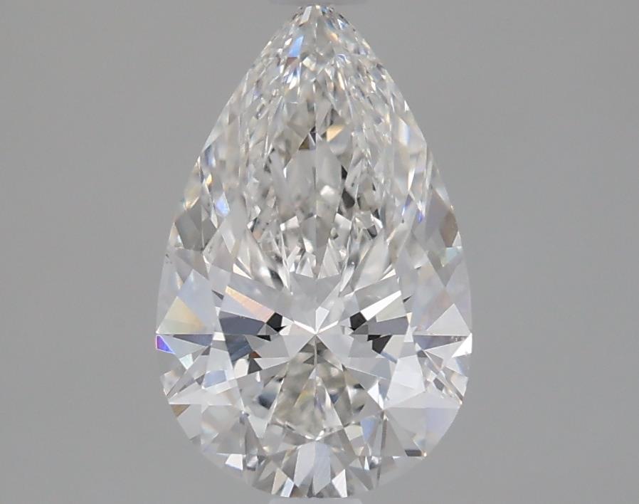 1.66 Carat Pear Lab Diamond with  Cut Diamond in 14KT  view 1
