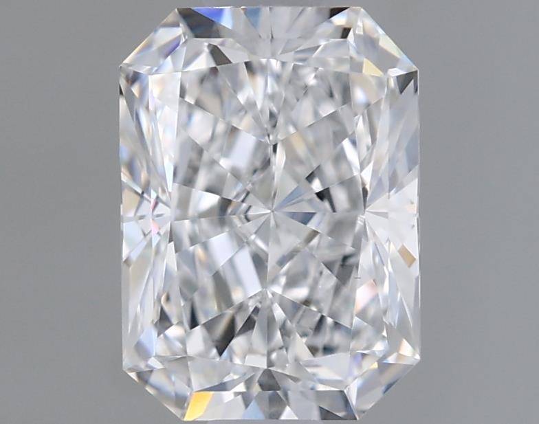 1.0 Carat Radiant Lab Diamond with  Cut Diamond in 14KT  view 1
