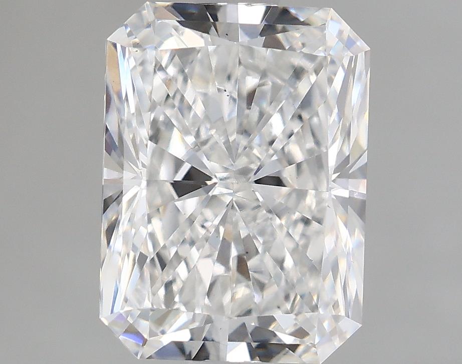 2.04 Carat Radiant Lab Diamond with  Cut Diamond in 14KT  view 1
