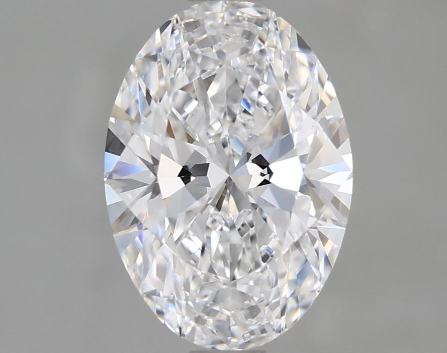 1.59 Carat Oval Lab Diamond with  Cut Diamond in 14KT  view 1
