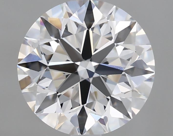1.4 Carat Round Lab Diamond with  Cut Diamond in 14KT  view 1
