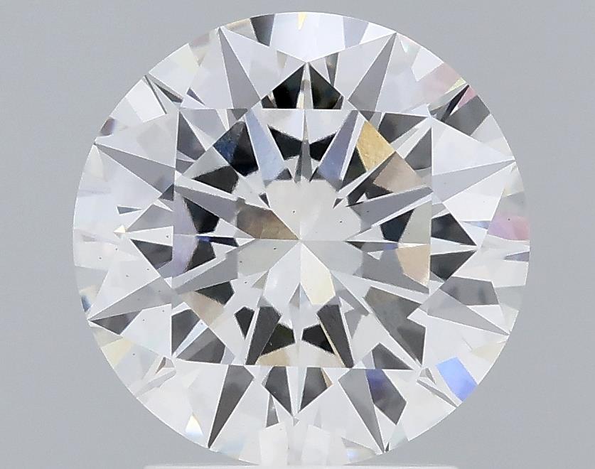 2.5 Carat Round Lab Diamond with  Cut Diamond in 14KT  view 1

