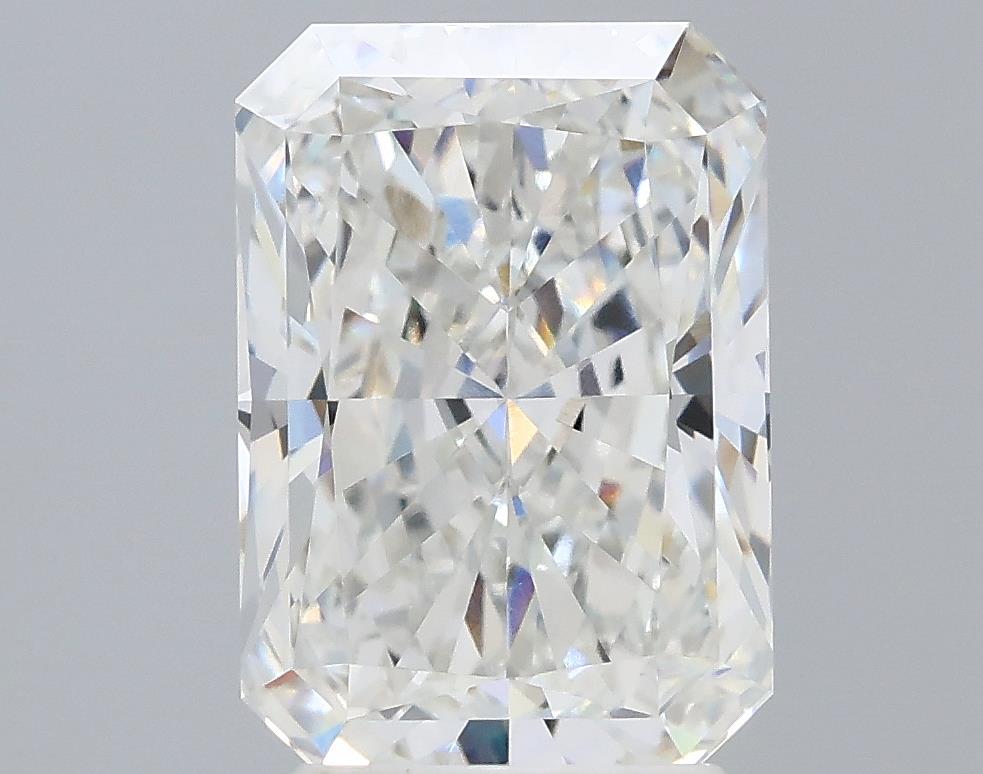 3.33 Carat Radiant Lab Diamond with  Cut Diamond in 14KT  view 1

