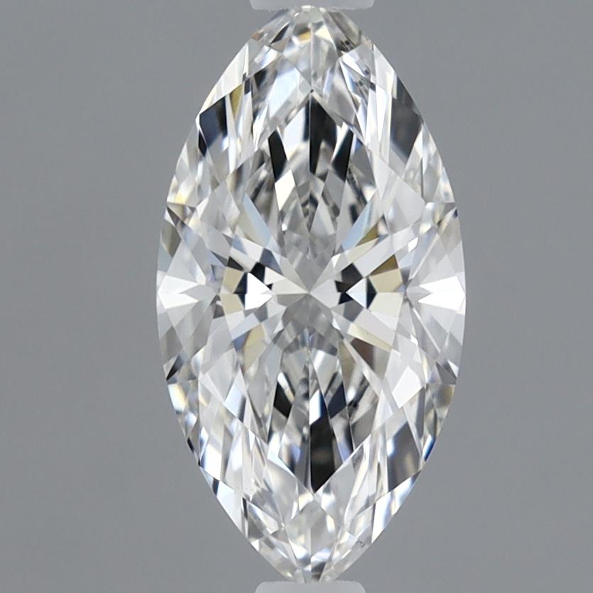 0.75 Carat Marquise Lab Diamond with  Cut Diamond in 14KT  view 1
