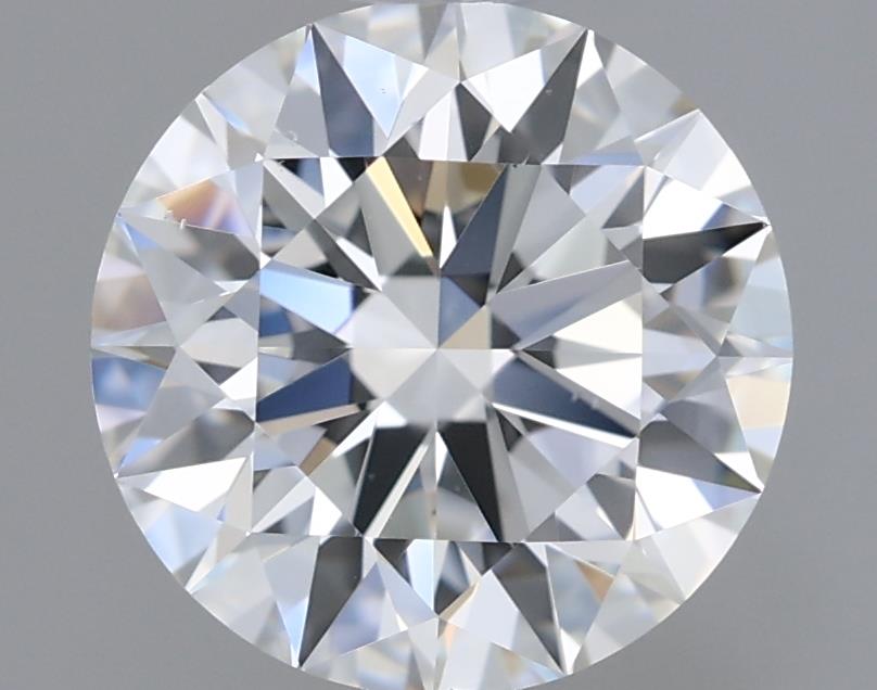 1.5 Carat Round Lab Diamond with  Cut Diamond in 14KT  view 1

