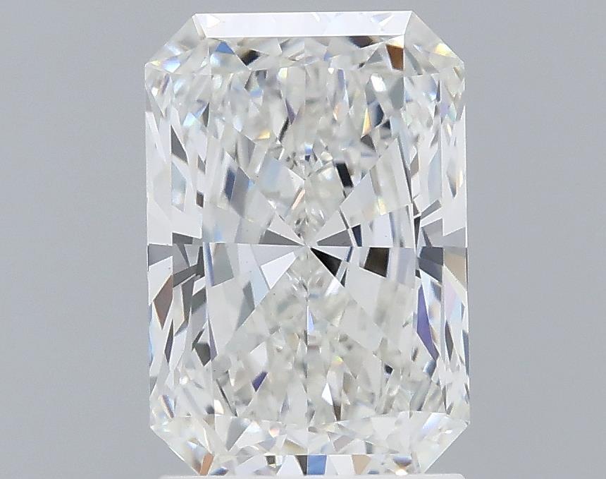 2.03 Carat Radiant Lab Diamond with  Cut Diamond in 14KT  view 1
