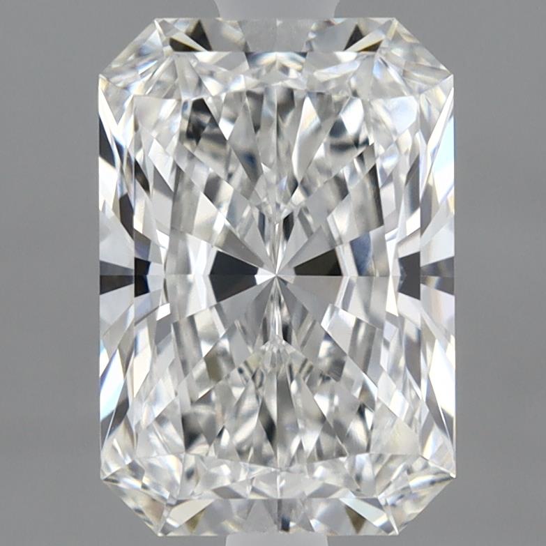 2.16 Carat Radiant Lab Diamond with  Cut Diamond in 14KT  view 1
