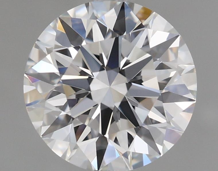 1.3 Carat Round Lab Diamond with  Cut Diamond in 14KT  view 1
