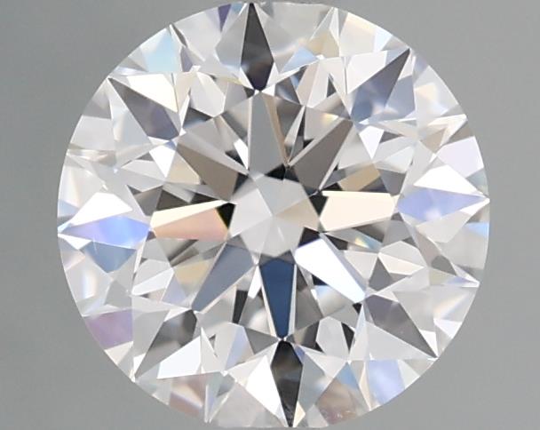 1.23 Carat Round Lab Diamond with  Cut Diamond in 14KT  view 1
