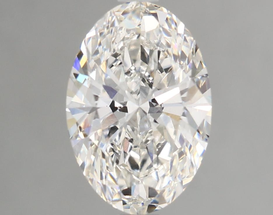 1.84 Carat Oval Lab Diamond with  Cut Diamond in 14KT  view 1
