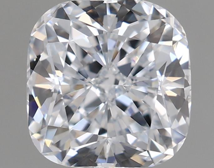 1.01 Carat Cushion Lab Diamond with  Cut Diamond in 14KT  view 1
