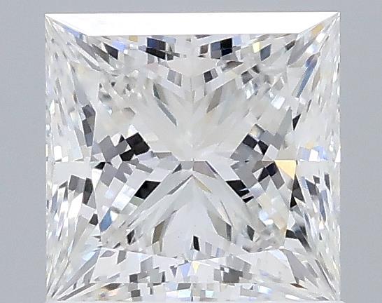 1.1 Carat Princess Lab Diamond with  Cut Diamond in 14KT  view 1
