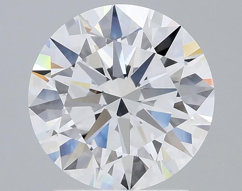 2.1 Carat Round Lab Diamond with  Cut Diamond in 14KT  view 1
