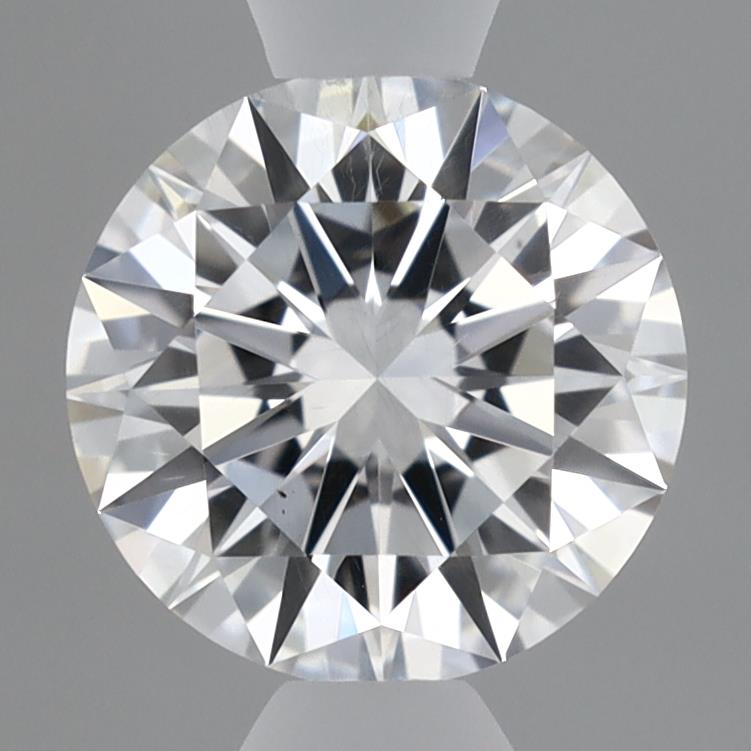 0.71 Carat Round Lab Diamond with  Cut Diamond in 14KT  view 1
