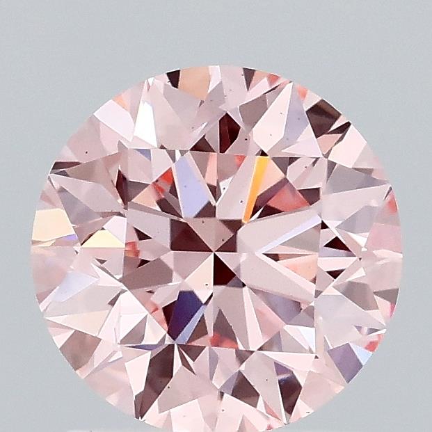 1.5 Carat Round Lab Diamond with  Cut Diamond in 14KT  view 1
