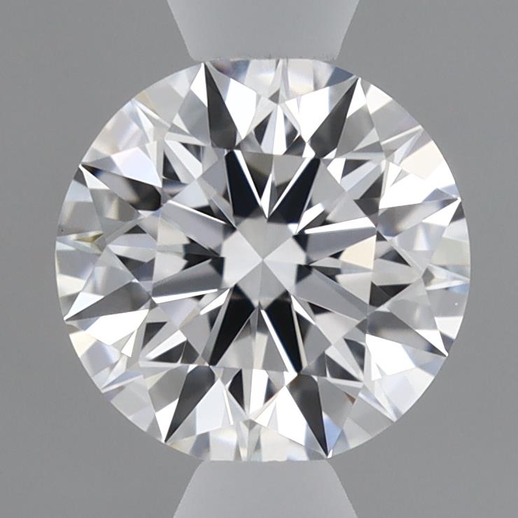0.59 Carat Round Lab Diamond & 0.59 Carat Round Lab Diamond with  Cut Diamond in 14KT  view 1
