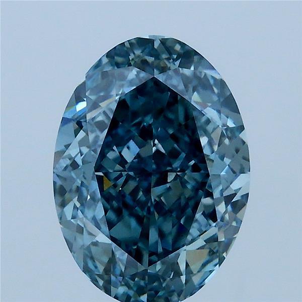 3.03 Carat Oval Lab Diamond with  Cut Diamond in 14KT  view 1
