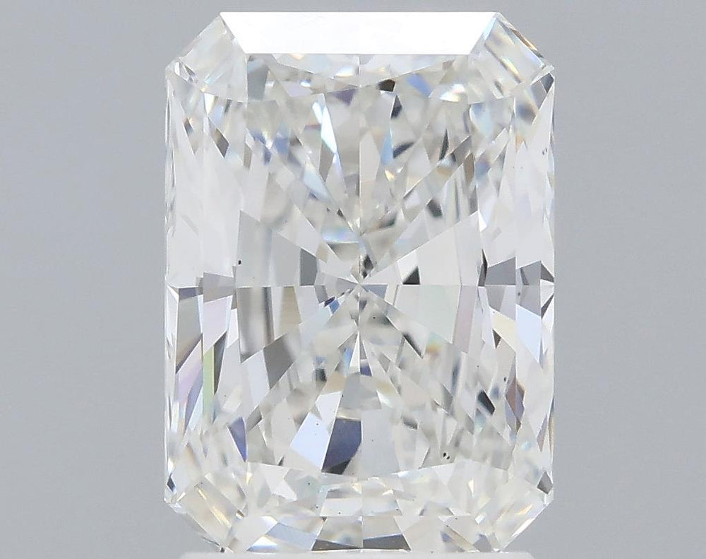 2.3 Carat Radiant Lab Diamond with  Cut Diamond in 14KT  view 1
